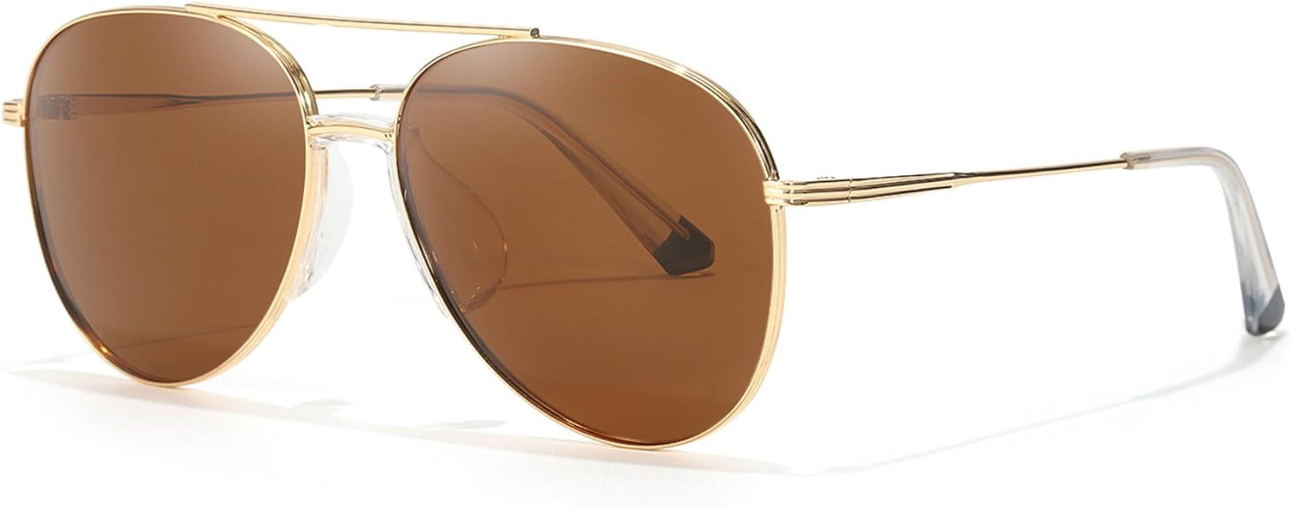TJUTR Tangle Free Aviator Sunglasses for Women Men, Polarized UV400 Protection Trendy Shades, No-... | Amazon (US)