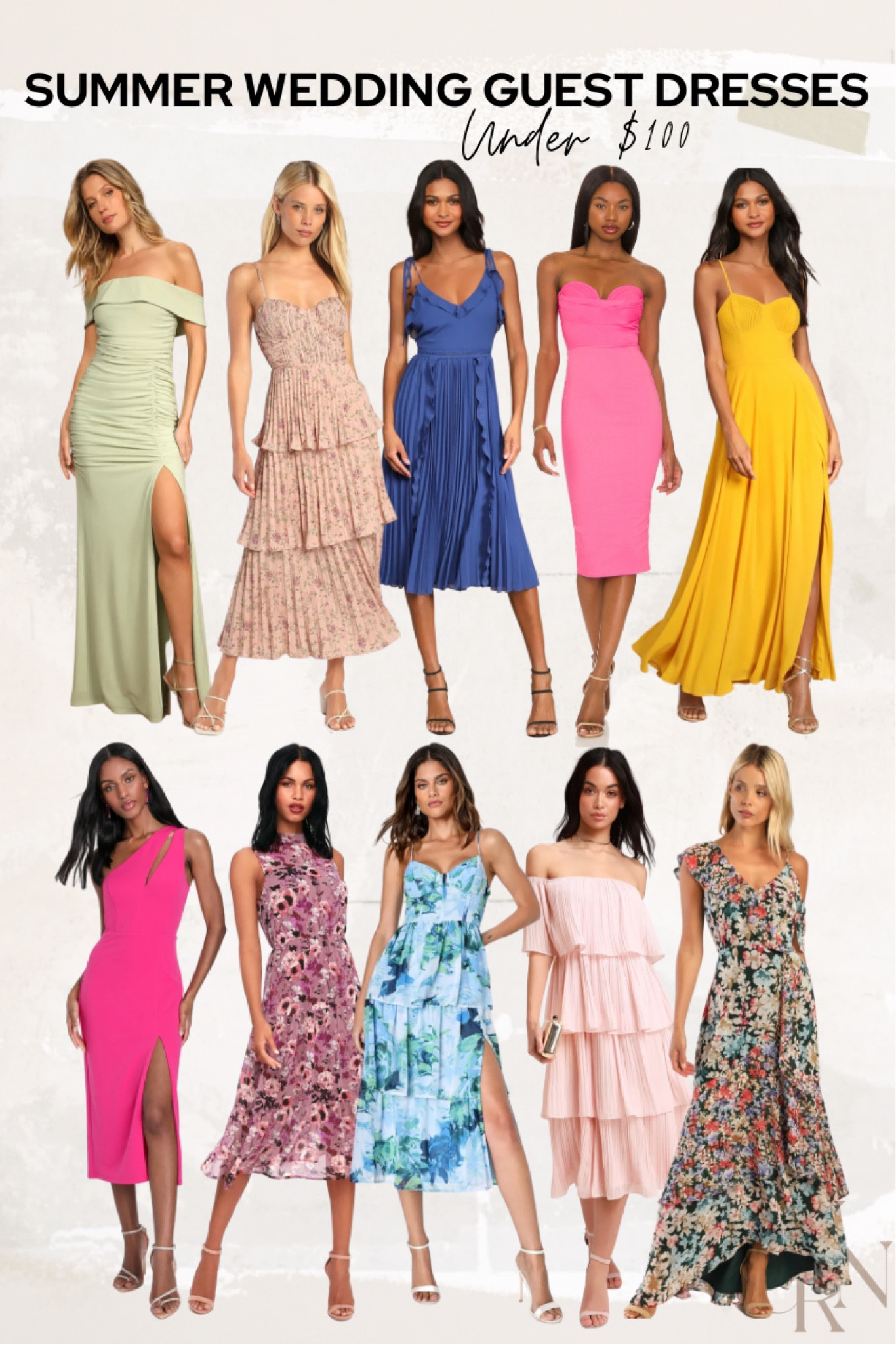 Summer wedding guest dresses // formal dress // midi dress // maxi dress // occasion dress