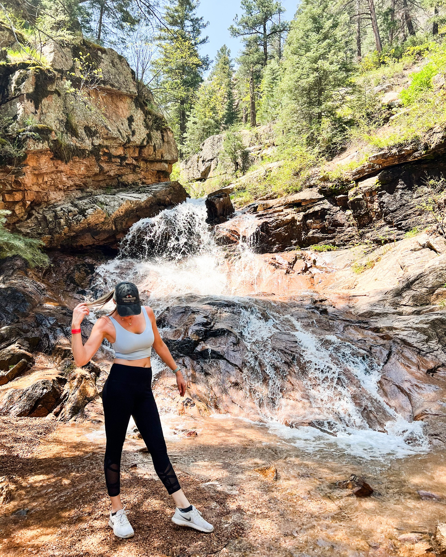 Chasing waterfalls through the Colorado mountains 🏔️💦 Every trail led to another view worth stopping for. #WanderWithAshleyNicole

#LTKTravel #LTKActive