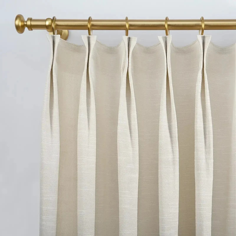 Jawara Luxury Linen Cotton Curtain Pleated | TWOPAGES