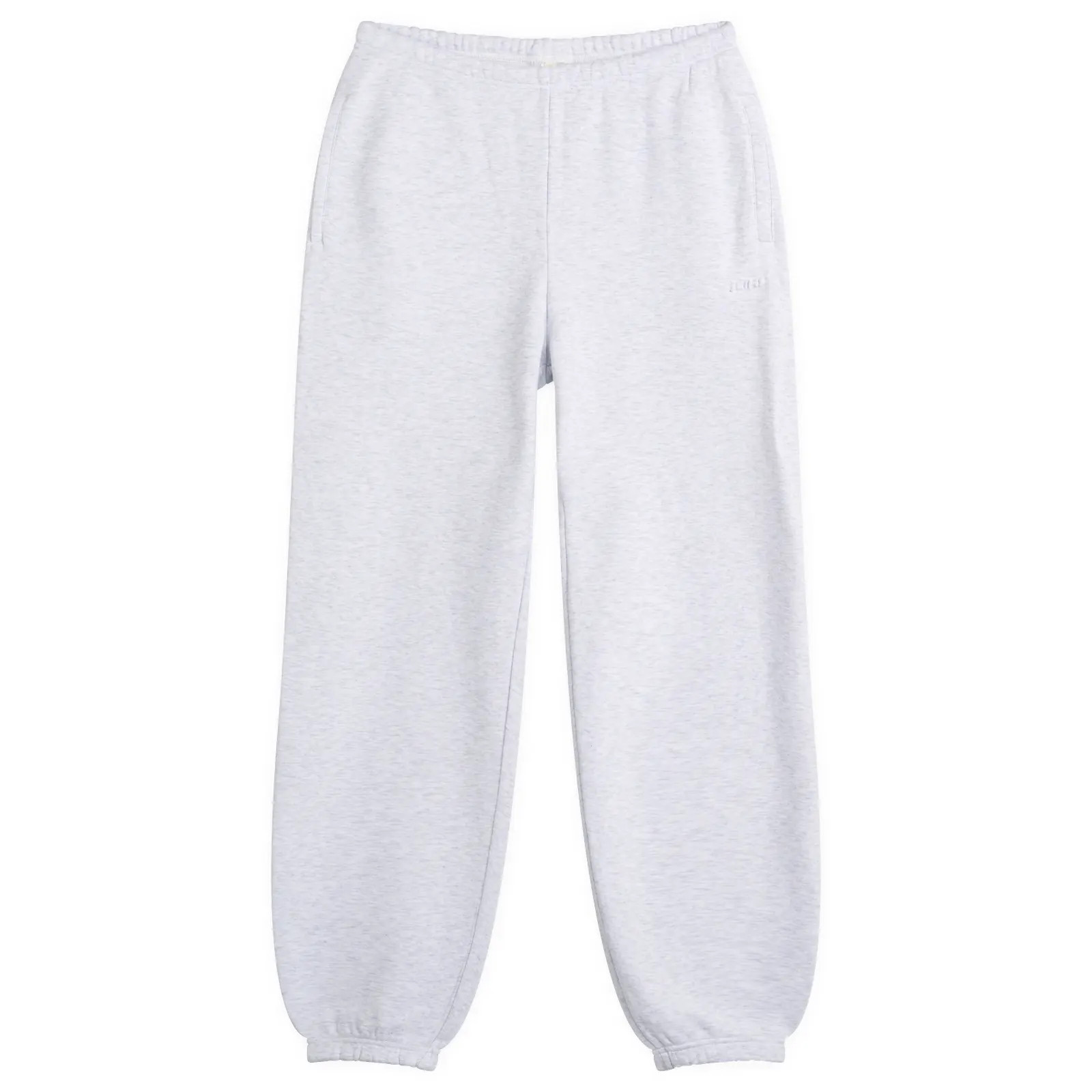 SKIMS Women's Cotton Fleece Classic Jogger in Light Heather Grey, Size Large | END. Clothing
