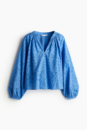Eyelet Embroidered Shirt | H&M (US + CA)