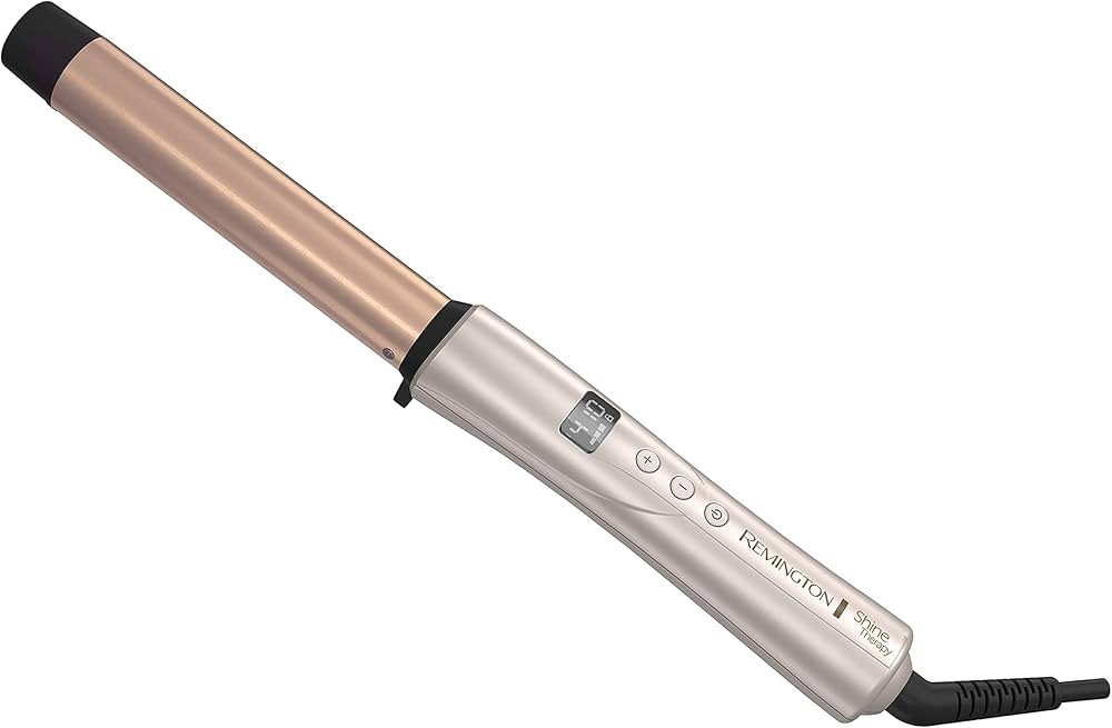 REMINGTON Shine Therapy Argan Oil & Keratin Infused 1 Inch Straight Barrel Curling Wand for ... | Amazon (US)