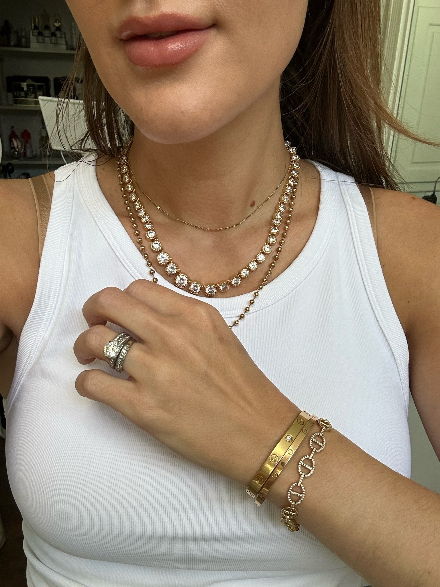 Current fav jewelry stacks 💫🥰
⭐️ code “Tiffanyd” 20% off and free shipping

#LTKOver40
