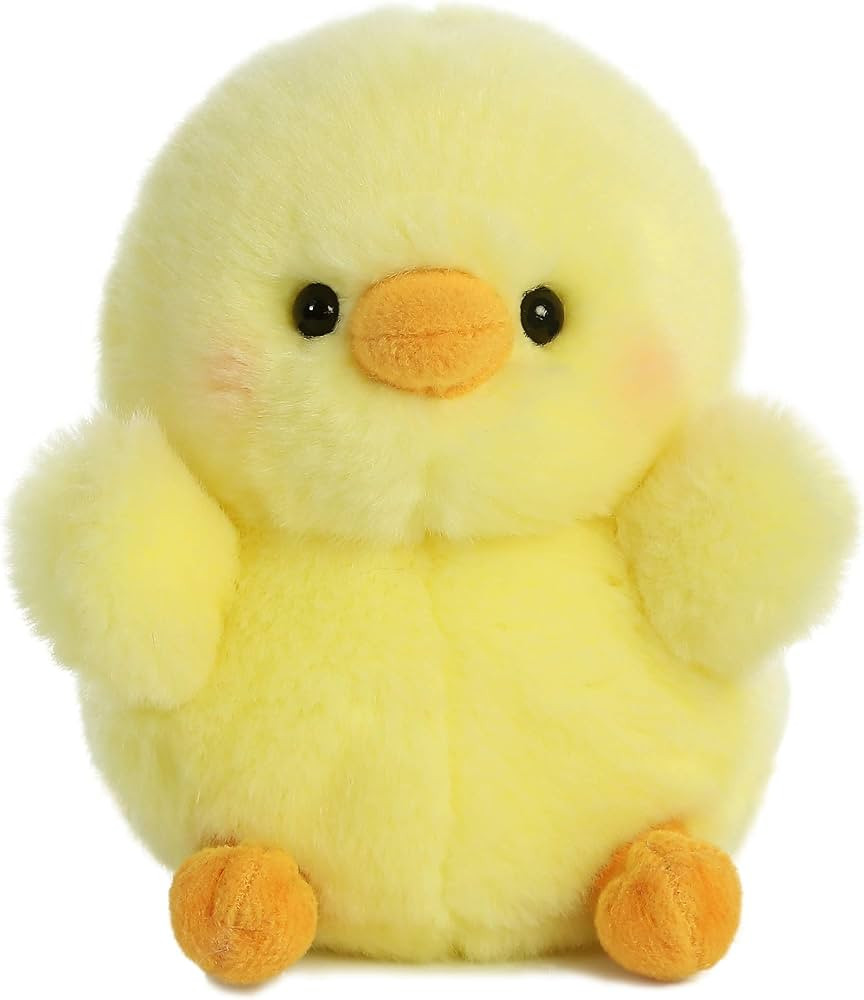 Aurora® Round Rolly Pet™ Chickadee Chick™ Stuffed Animal - Adorable Companions - On-The-Go F... | Amazon (US)