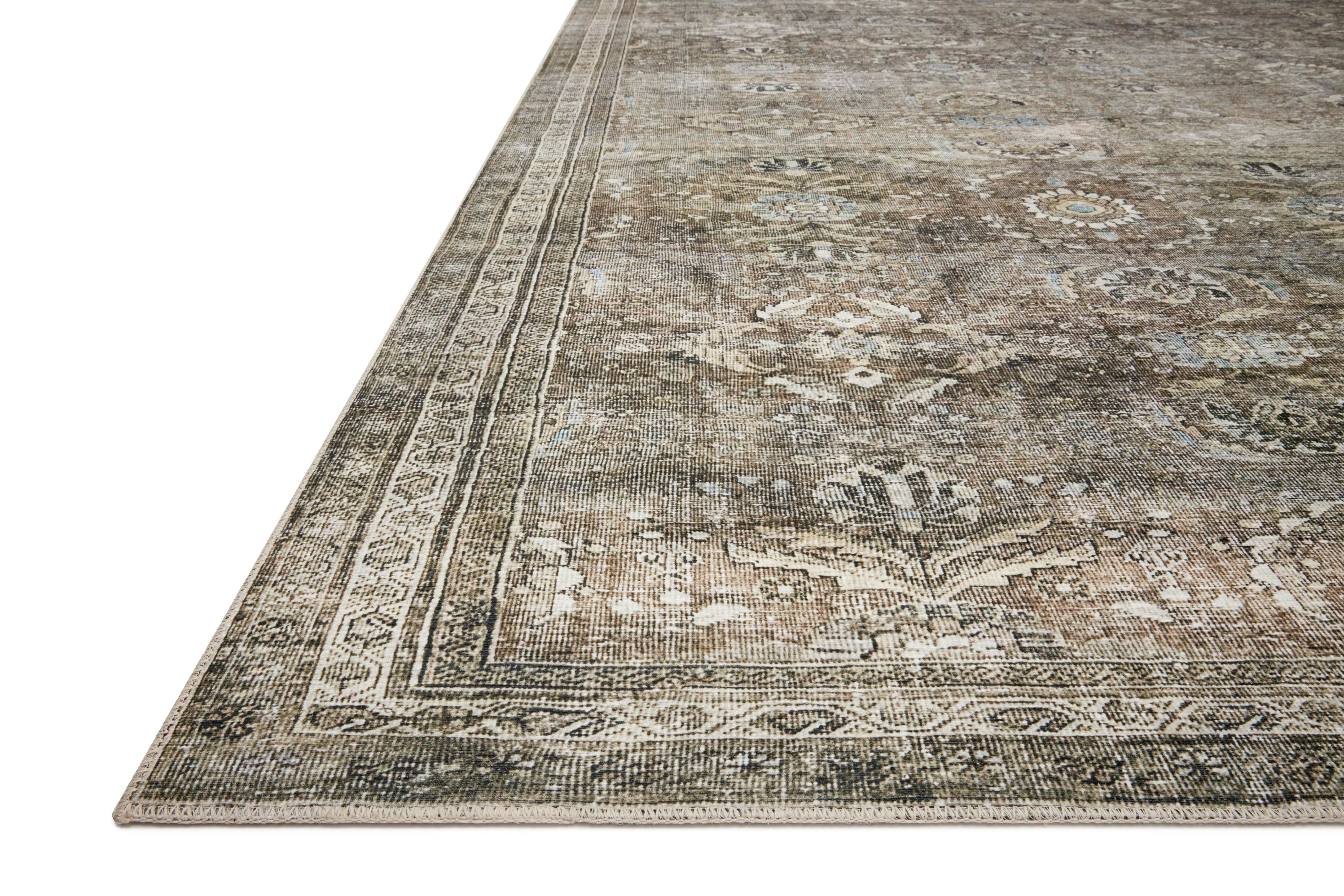 Loloi II Layla LAY-13 Printed Antique / Moss Oriental Area Rug 7'-6" x 9'-6" - Walmart.com | Walmart (US)