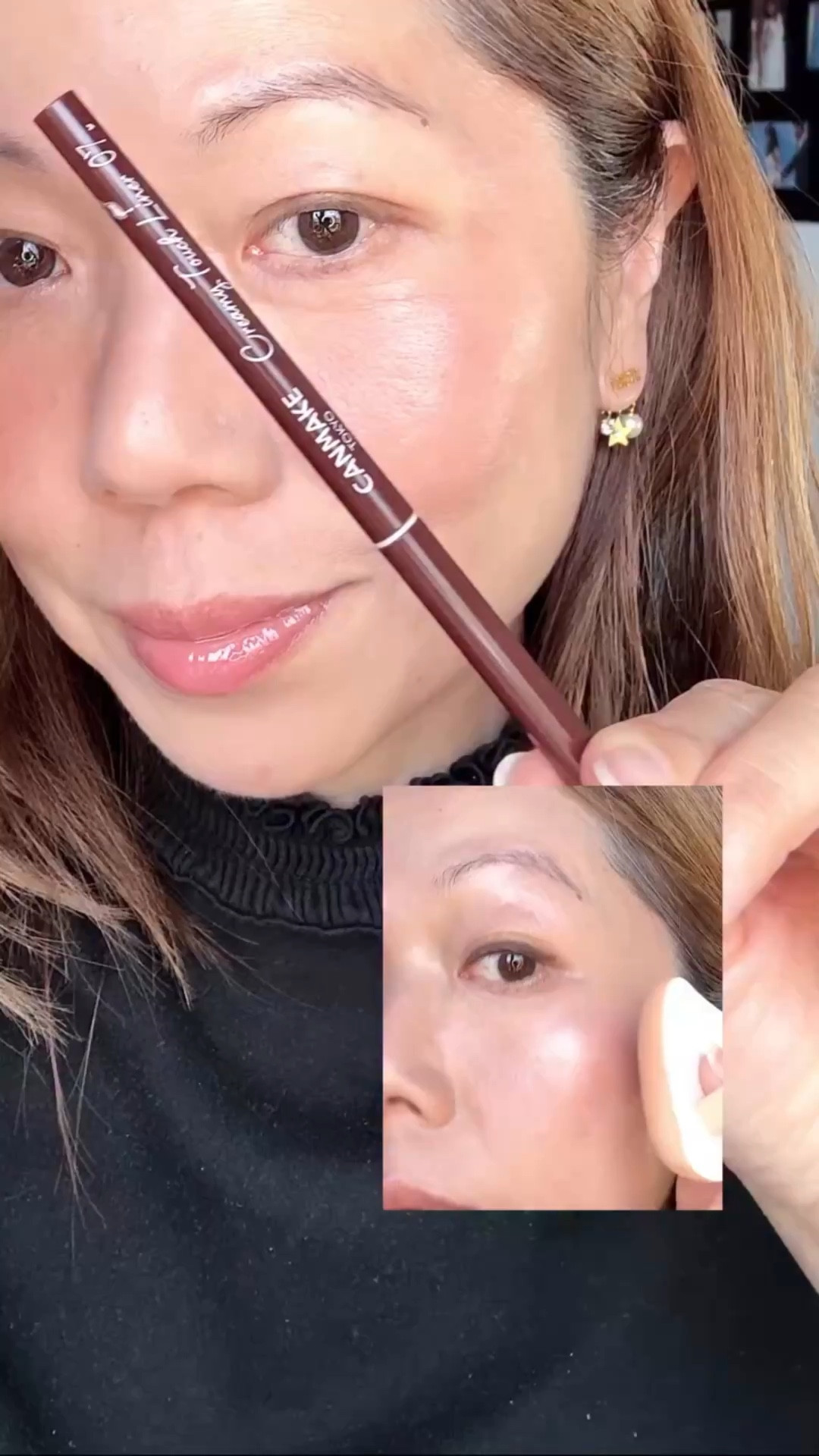 You don’t need to spend a fortune to get a great eyeliner. 🥰 This affordable Japanese eyeliner is what you need! 
�I got this 07 Azuki Brown, 01 and 03 from CANMAKE. They prove that affordable can still mean amazing! ✨
�The eyeliners are waterproof, non-smudging, and perfect for my watery eyes! 👁️💧

The Creamy Touch Liner glides on effortlessly, with intense pigment and a super fine tip (1.5mm) that gives perfect precision.
�It stays put all day — no panda eyes, no fading! 🖤

Check out the details in my bio for my LTK store!💋

#canmake #canmakeeyeliner #waterproofeyeliner #howtodraweyeliner #jbeautymakeup