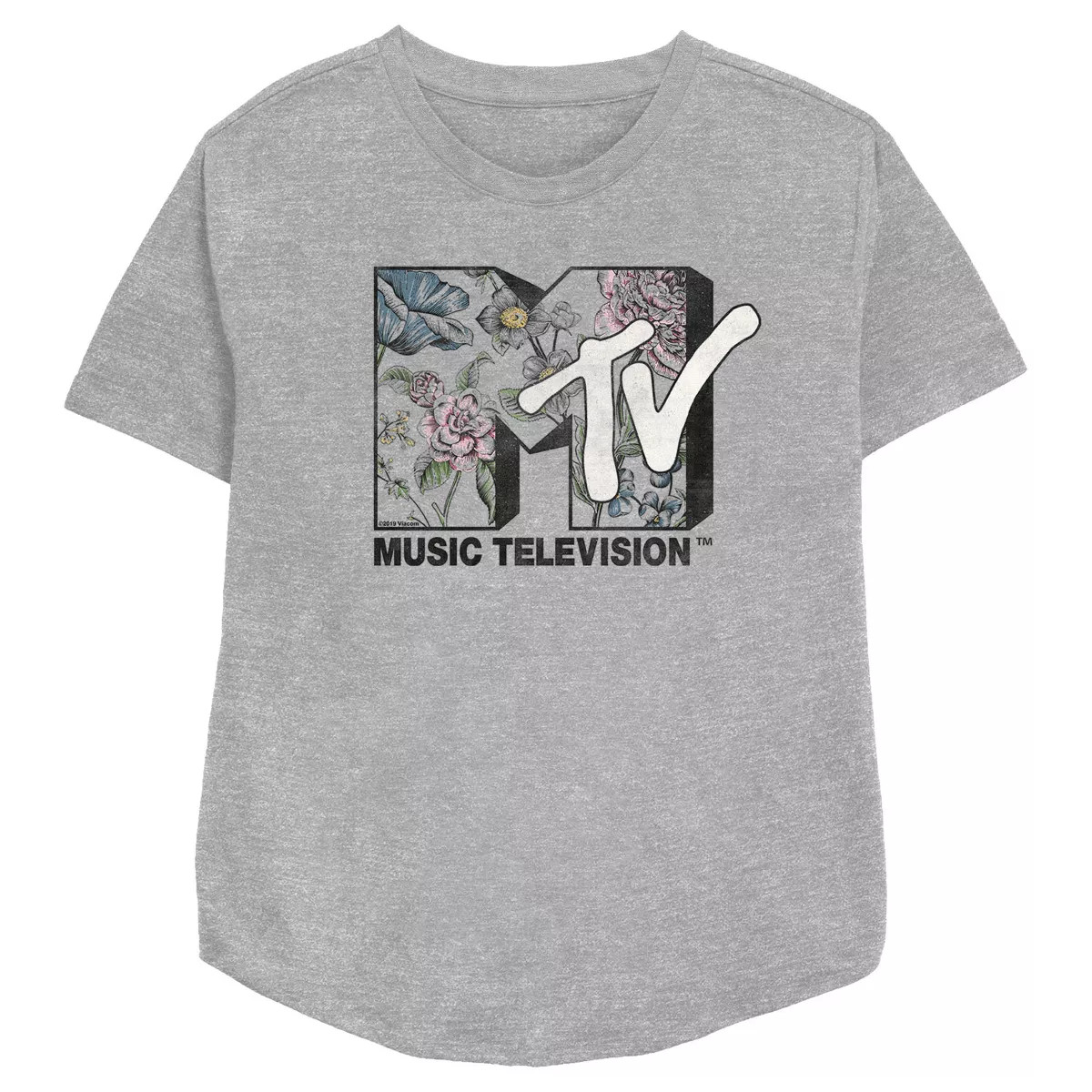 Women's MTV Botanical Retro Logo T-Shirt | Target