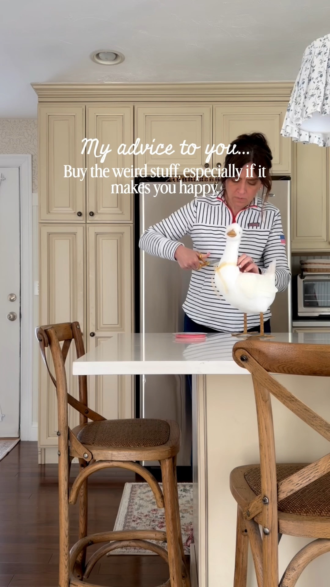 I found the cutest goose at HomeGoods today on clearance for only $9! He might be a little weird but I couldn’t resist bringing him home with me. 

#LTKHome