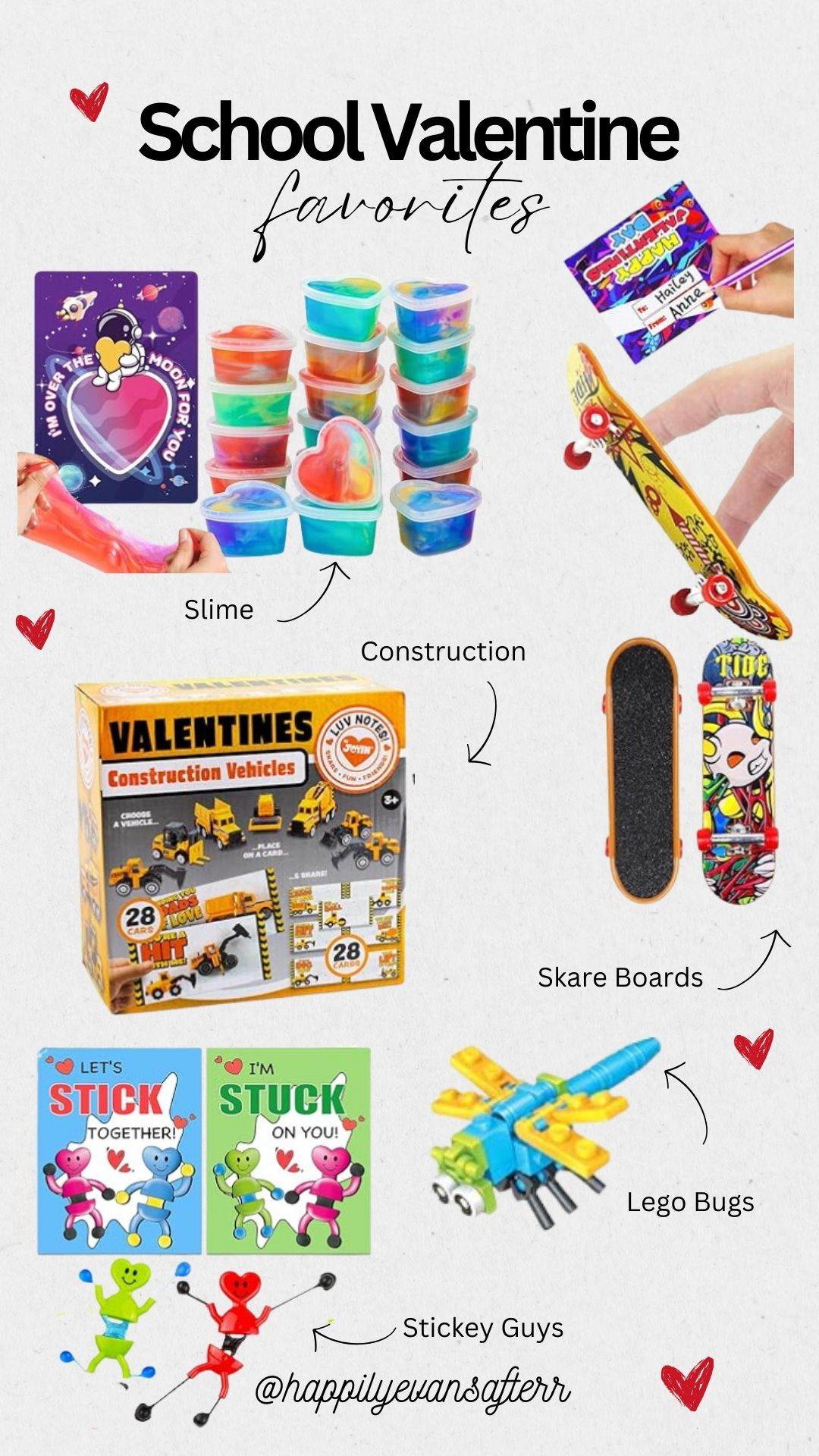 Easy but cute valentines day cards for your kids to take to school! 

 #LTKGiftGuide #LTKSeasonal #LTKFindsUnder50