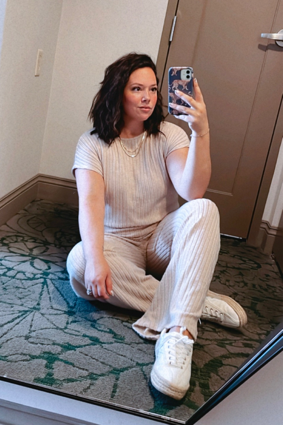 My standard travel uniform is this super soft and cozy lounge jumpsuit paired with my favorite sneakers 

#LTKstyletip #LTKtravel #LTKunder50