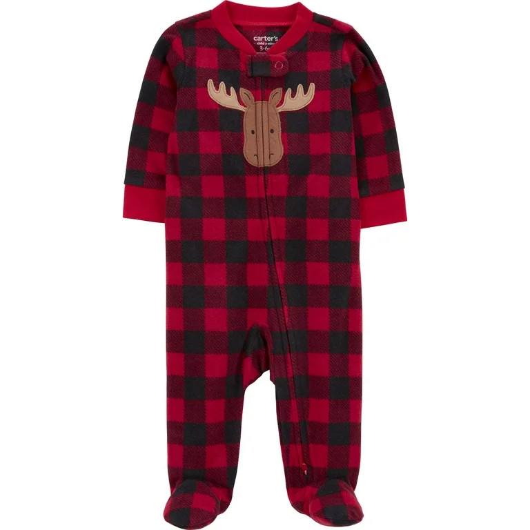 Carter's Child of Mine Baby Unisex Holiday Sleep 'n Play, One-Piece, Sizes Preemie-6/9 Months - W... | Walmart (US)