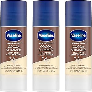 Vaseline Healing Jelly Body Balm Jelly Stick body moisturizer for glowing skin Cocoa Shimmer Petr... | Amazon (CA)
