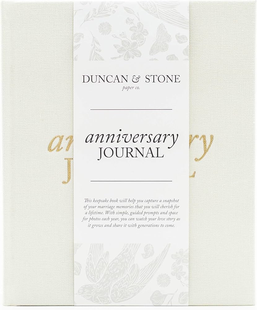 Wedding Anniversary Journal (Ivory, 189 Pages) by Duncan & Stone - Anniversary Book for Couple - ... | Amazon (US)