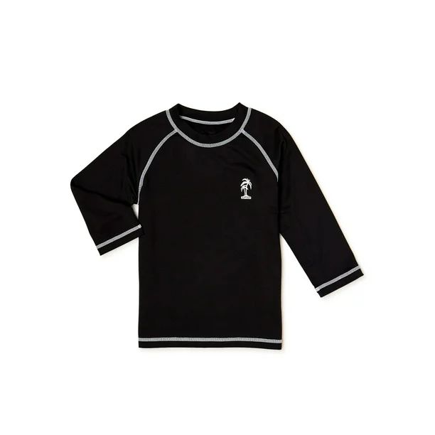 iXtreme Boys Solid Rash Guard Swim Top with Long Sleeves, Sizes 4-18 - Walmart.com | Walmart (US)