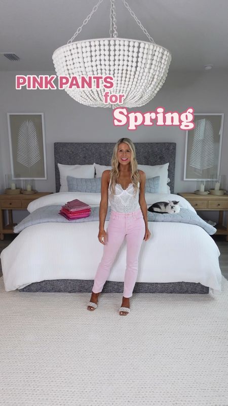 Pink Pants for SPRING! 🌸 The best part is they are all on SALE!!! Add them to your closet for a pink aesthetic, Valentine’s Day date, or spring outfit! 💕

I am wearing a size 0 (25) in both of the straight leg jeans from Good American. The pink high-rise metallic flare pants from Target are 00. The Ivy Floral Bootcut pants by Rolla’s from Revolve are a size Small. 

Valentine’s Day Outfit, Galentines, Pink Outfit, Revolve, Spring Outfit, Bodysuits, pink outfit, pink outfits, Valentine’s, pink pants, pink jeans, metallic pants, floral pants, floral jeans, high-rise jeans, high-waisted jeans, hi-rise pants, bodysuit, valentine’s day look, Valentine’s Day outfits, Galentines day, galantine’s, pink aesthetic, spring outfits, brunch, girly, barbie, concert outfit, petite fashion, Good American, flare jeans, straight leg jeans, metallic jeans, metallic pants, pink pants, pink jeans, white bodysuit, lace bodysuit, white teddy, faded jeans, pink leather pants, faux leather pants, viral bodysuit, Bardot, Kardashian, Kardashian style, Vday, Steve Madden heels, pearl heels, bridal heels, pearl sandals, tan heels, comfy jeans, cozy jeans, clear heels, neutral heels, Revolve finds, Abercrombie, Good American, Target finds, Target Style, Target Fashion, early spring
#revolvearoundtheworld #revolveme

#LTKsalealert #LTKstyletip #LTKfindsunder100