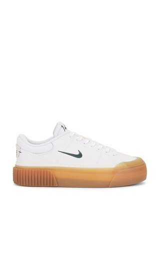 Court Legacy Lift Sneaker in White, Vintage Green, Gum Yellow, & Sail | Revolve Clothing (Global)