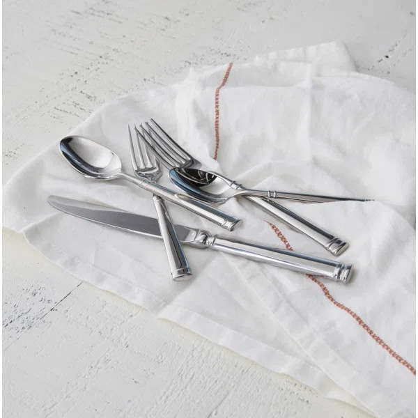 Bistro 20 Piece 18/10 Stainless Steel Flatware Set, Service for 4 | Wayfair North America