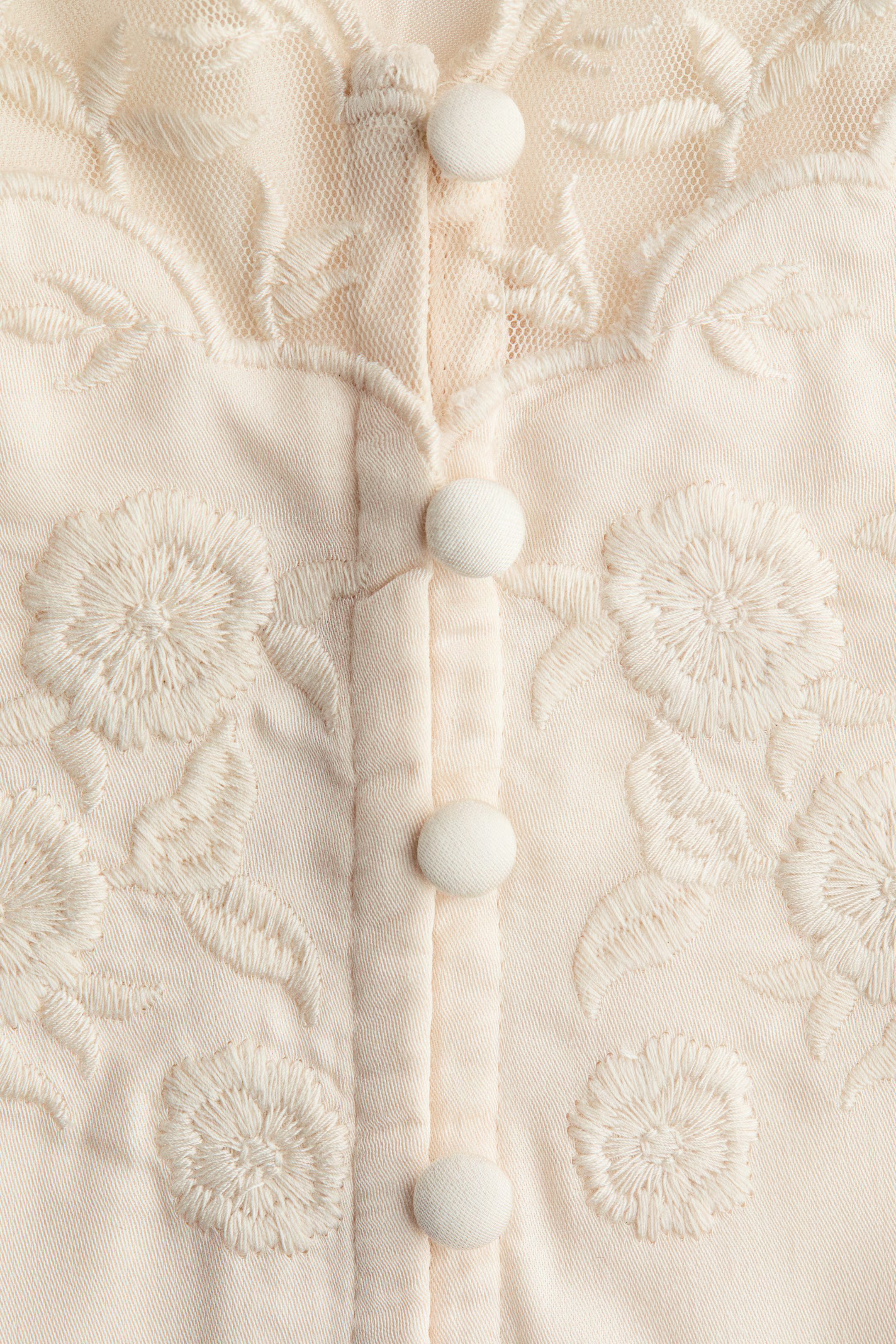 Embroidered-detail viscose top | H&M (UK, MY, IN, SG, PH, TW, HK)