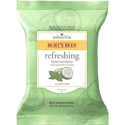 Burt's Bees Facial Cleansing Towelettes - 30 ct | Target