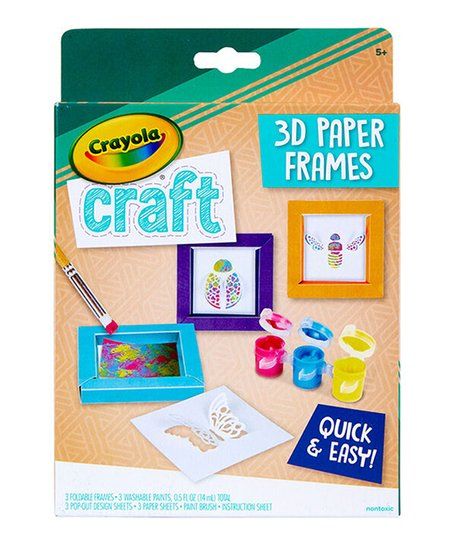 Crayola 3D Paper Frame Craft Kit | Zulily