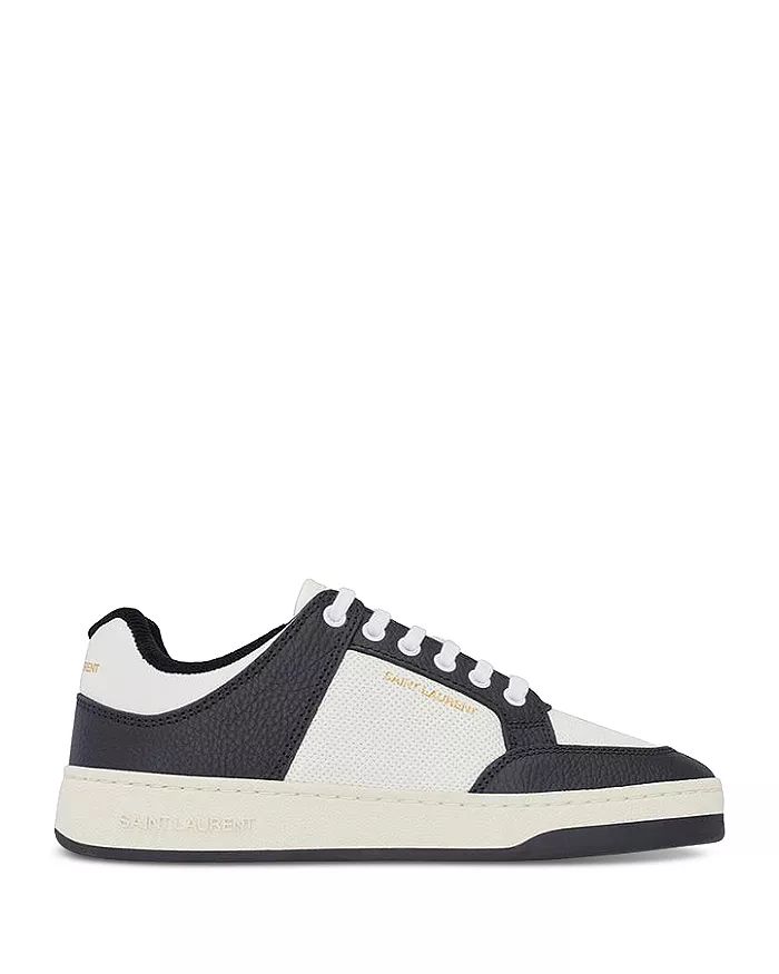 Saint Laurent Sl/61 Low-top Sneakers in Smooth and Grained Leather Shoes - Bloomingdale's | Bloomingdale's (US)