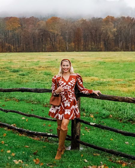 The most stunning fall dress from Beyond by Vera. Her prints and designs are a league of their own and I love the silhouettes she creates that are incredibly flattering 

#LTKSeasonal #LTKwedding #LTKHoliday