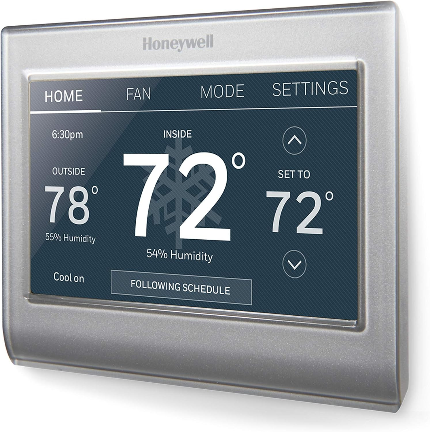 Honeywell Home RTH9585WF1004 Wi-Fi Smart Color Thermostat, 7 Day Programmable, Touch Screen, Energy Star, Alexa Ready, Gray | Amazon (US)