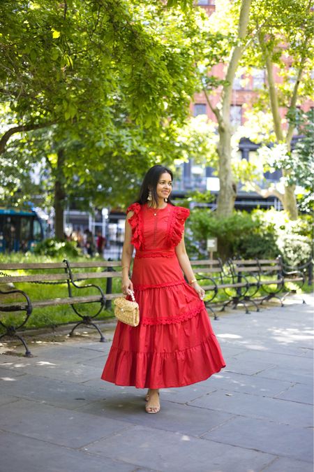 Red dress 
Summer dress 


#LTKStyleTip #LTKFindsUnder100 #LTKWorkwear