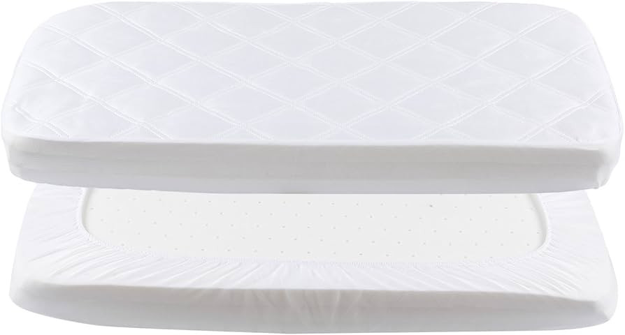 Yoofoss Next to Me Crib Mattress Protector 51 x 85 cm Waterproof Next to Me Mattress Protector fo... | Amazon (UK)