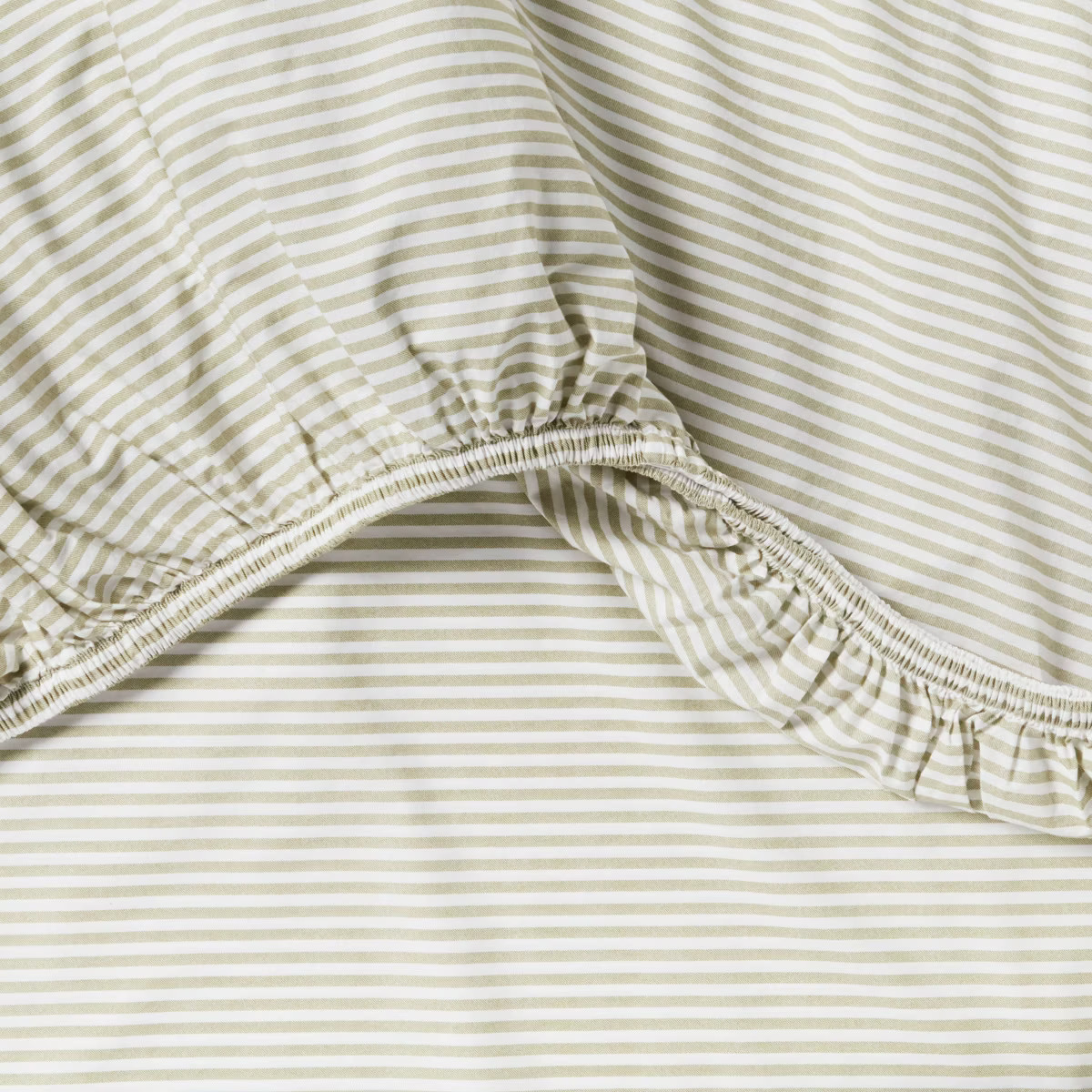 Full 250 Thread Count Organic Percale Sheet Set Peach Chambray - Threshold™: GOTS Certified, Te... | Target