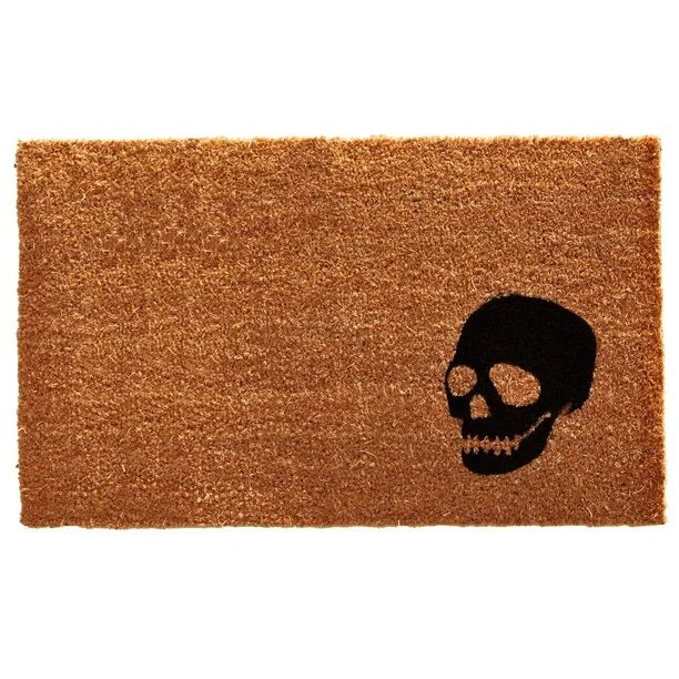 Calloway Mills Black Skull Outdoor Doormat 24" x 36" | Walmart (US)