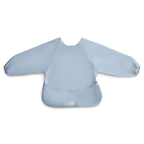 mushie Long Sleeve Baby Bib | Water Resistant Adjustable Fit for Ages 6-24 Months | Amazon (US)