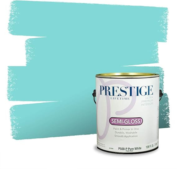 PRESTIGE Paints Interior Paint and Primer In One, 1-Gallon, Semi-Gloss, Comparable Match of Behr*... | Amazon (US)