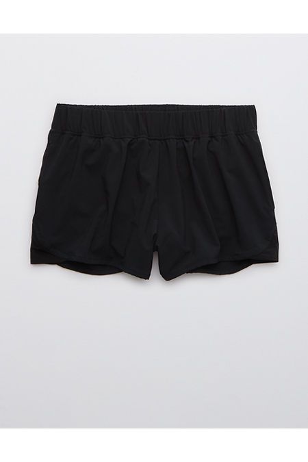 Aerie Real. Period. Running Short Women's True Black M | American Eagle Outfitters (US & CA)