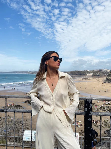 Cream Plisse Co-Ord Set | Muse and Moda Ltd.