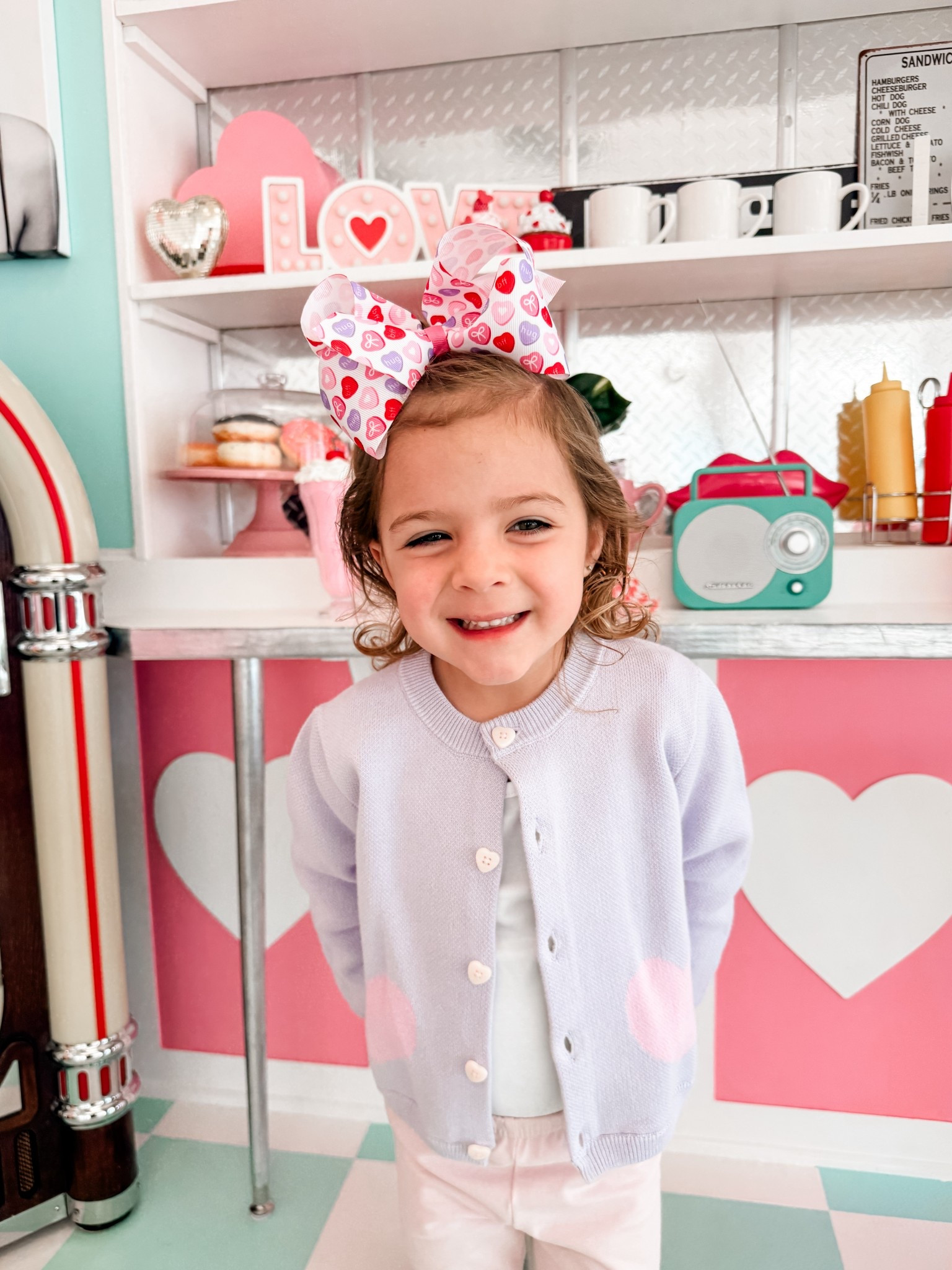 The sweetest sweater there ever was😍 AND it’s 30% off today only using code SWEETHEART. Today is also the last day to get your items from TBBC before Valentines Day when selecting standard shipping💗❤️

#LTKKids #LTKValentine #LTKSaleAlert