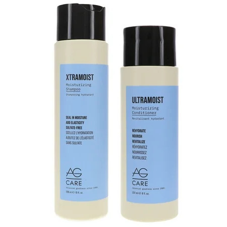 AG Care Xtramoist Moisturizing Shampoo 10 oz & Ultramoist Moisturizing Conditioner 6 oz Combo Pack | Walmart (US)