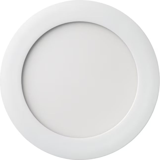 Lithonia Lighting Wafer Matte 6-in 790-Lumen Warm White Round Dimmable LED Canless Recessed Downl... | Lowe's