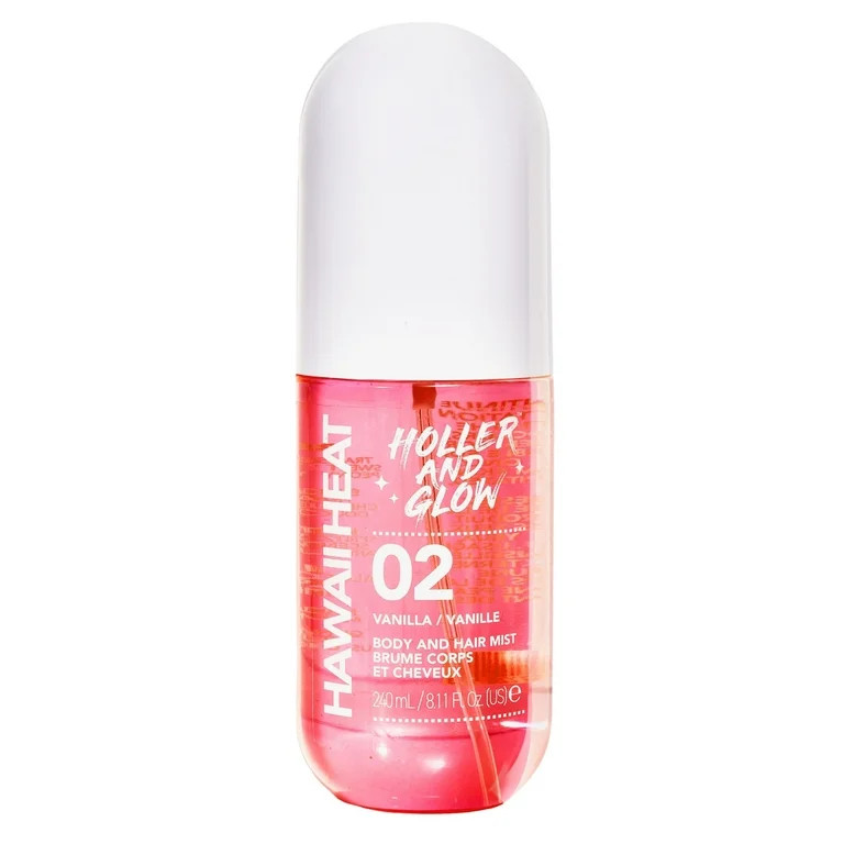 Holler and Glow Hawaii Heat Vanilla Body & Hair Mist, 240ml/8.11 fl oz | Walmart (US)