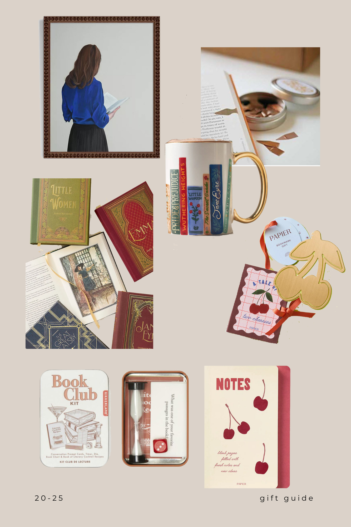 Holiday Gift Guide for Her: Bookish Edition

Christmas gifts perfect for the avid reader!  

Book club | bookmark | wall art | books | notebook | journal 

 

#LTKFindsUnder50 #LTKGiftGuide #LTKHoliday