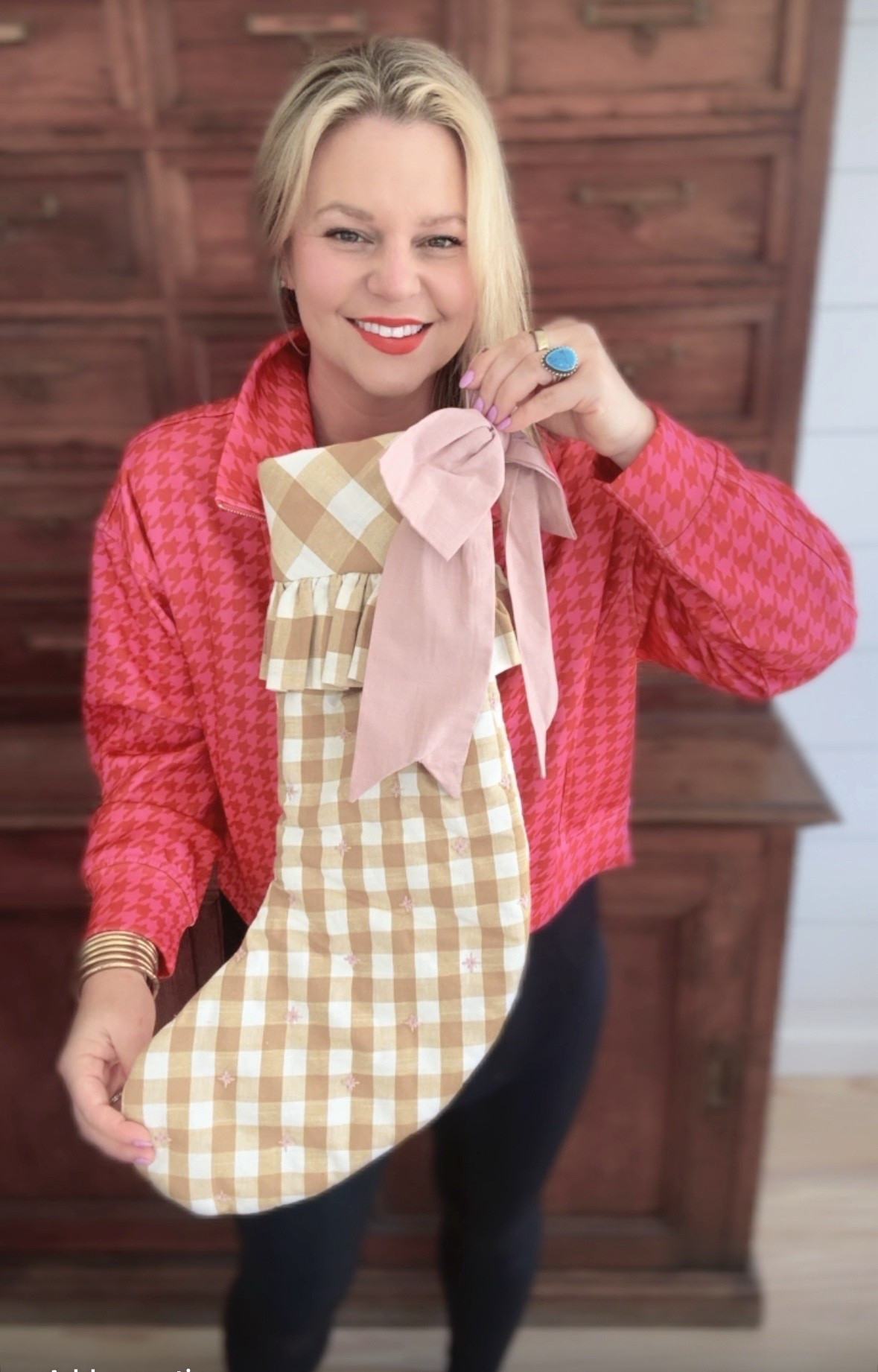 In love with this cottage core inspired gingham stocking from Anthropologie 

#LTKHome #LTKSeasonal #LTKHoliday