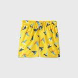 Toddler Boys' Dino Surfing Swim Trunks - Cat & Jack™ Yellow | Target