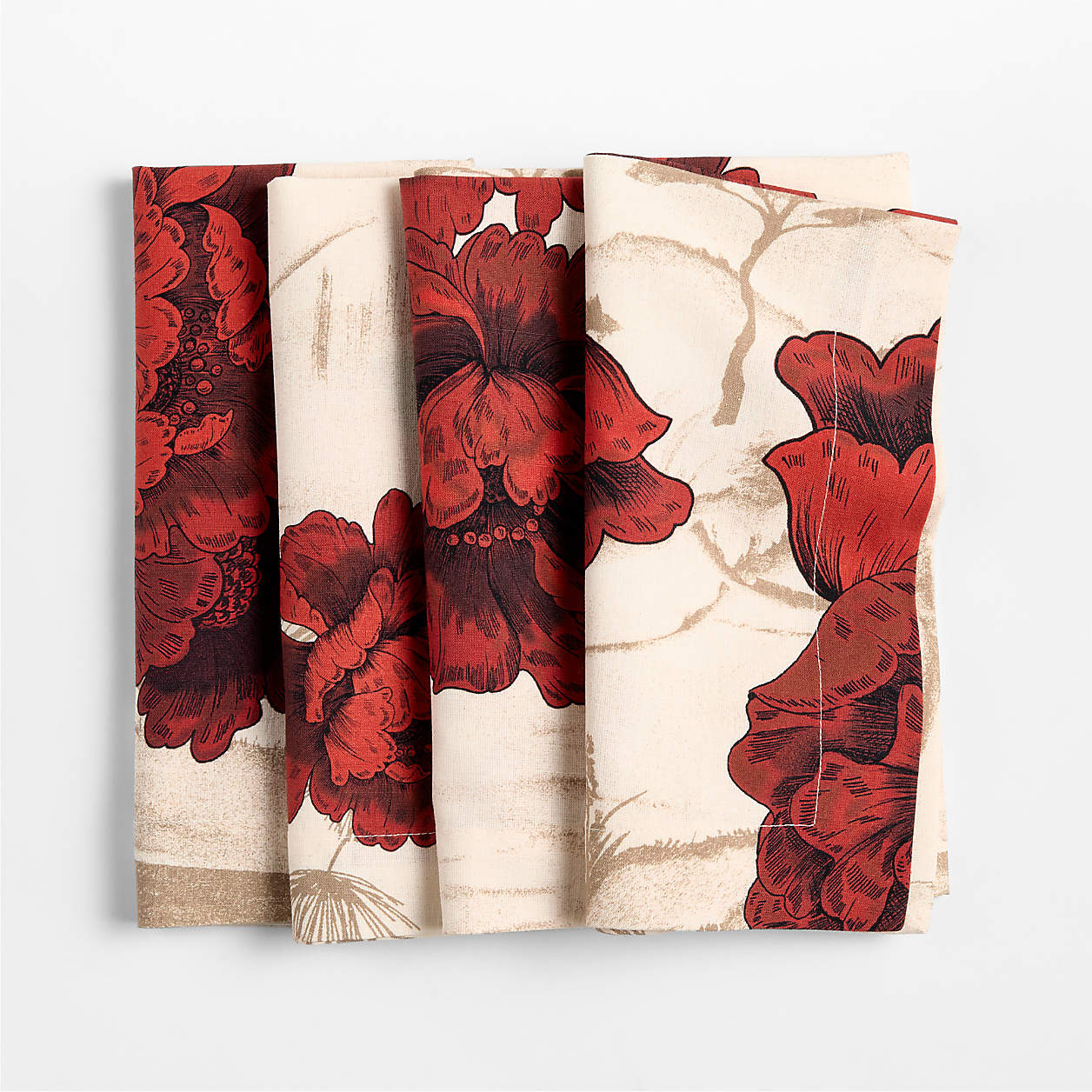 Lunar New Year Napkins, Set of 4 | Crate & Barrel | Crate & Barrel