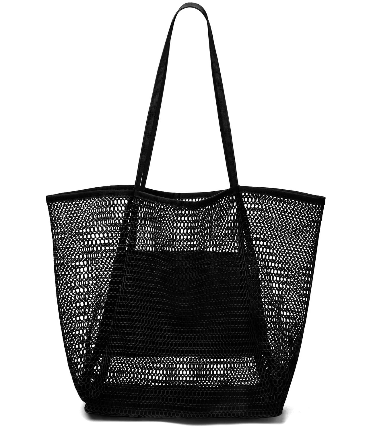 Livhil Large Beach Mesh Tote Bag, Foldable Beach Tote Bag Waterproof Sandproof for Beach Picnic V... | Walmart (US)