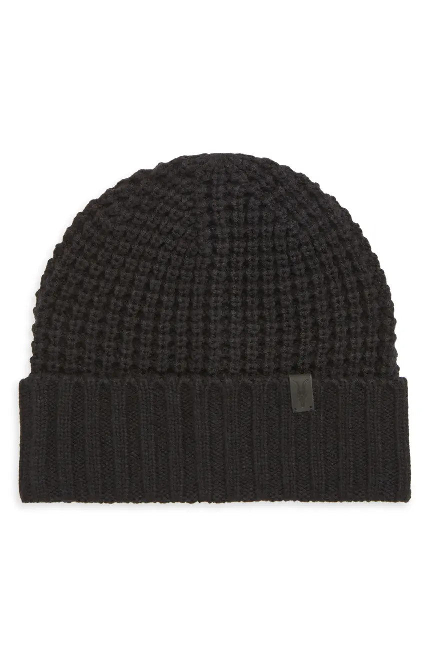AllSaints Waffle Stitch Beanie | Nordstrom | Nordstrom