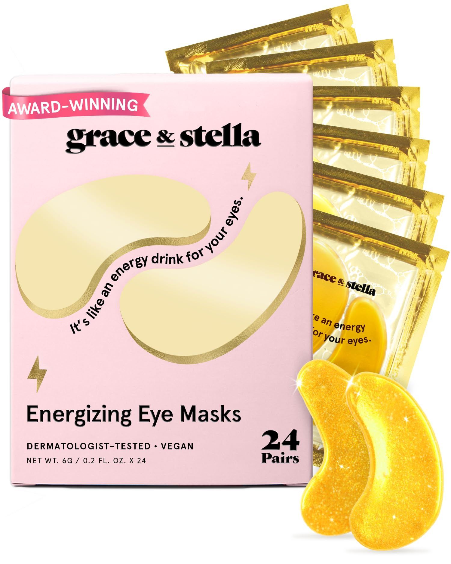 grace & stella Award Winning Under Eye Mask - Travel Essentials - Birthday Gifts for Women - Gel ... | Amazon (US)