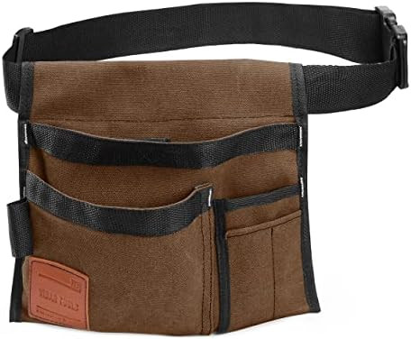 6-Pocket Single Side Tool Belt Pouch/Utility Belt/Work Apron for Carpenter and Gardener.Durable C... | Amazon (US)