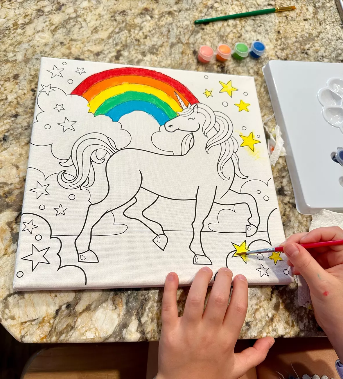 Unicorn Canvas Painting Kit by … curated on LTK