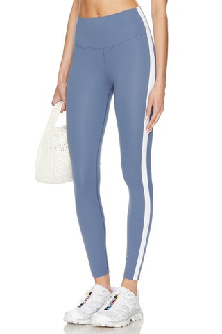 Splits59 Clare Rigor High Waist 7/8 Legging in Steel Blue & White from Revolve.com | Revolve Clothing (Global)
